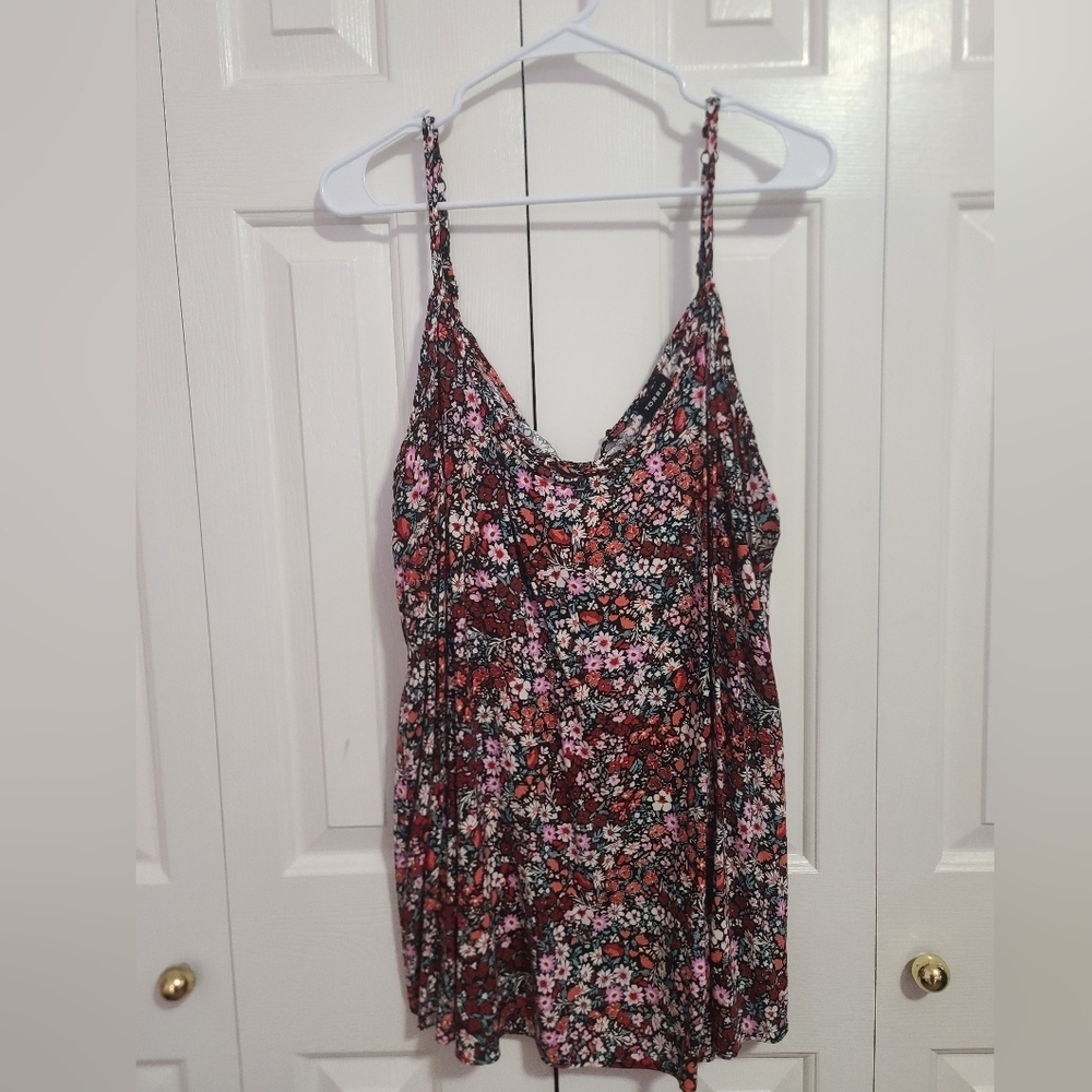 Torrid Multicolor Floral Camisole